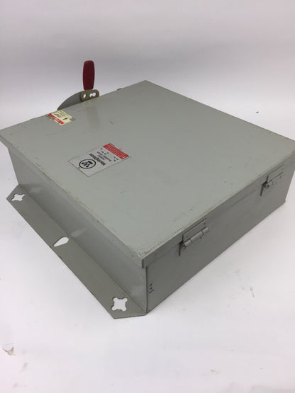 WESTINGHOUSE RDSN6030 SWITCH MAX AMP 30 MAX VOLT 600AC 250DC TYPE 3R RAINPROOF