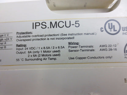 MAN ROLAND IPS.MCU-5 MOTOR CONTROL - 16.86959-0026 - Rev. A