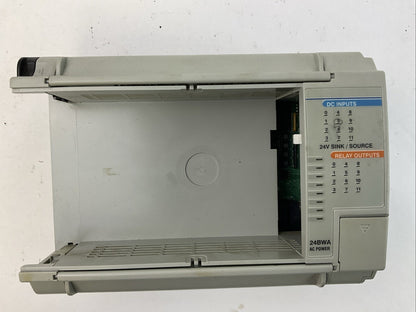 ALLEN BRADLEY 1764-24BWA SER A REV A MICROLOGIX 1500 BASE UNIT INPUT 24VDC