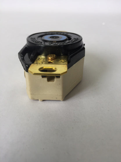 HUBBELL HBL2320 HBL TWIST-LOCK RECEPTACLE 20A 250V AC OR DC 2 POLE 3 WIRE