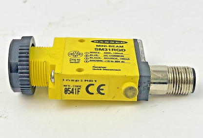 BANNER - SM31RQD - MINI-BEAM PHOTO ELECTRIC SENSOR -10-30 VDC, QUICK DISCONNECT