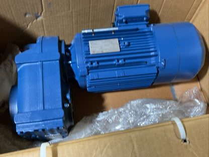 SEW-EURODRIVE FA57/G DRN100LM4/BE5HR/AFL5 GEAR MOTOR HZ 60 rpm 1762/49 V460 Y