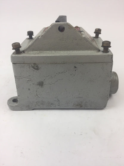 ALLEN BRADELY 600-TEX5 MANUAL STARTER SWITCH 1HP 115-230VAC 3/4HP 115-230VDC