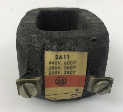 ALLEN BRADLEY 2A11 COIL 440V 60CY 380V 50CY 220V 25CY *NEW SURPLUS*