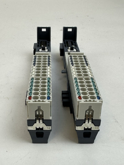 SIEMENS 6ES7193-6BP20-0DA0 SIMATIC ET 200SP BASE UNIT BU15-P16+A10+2D LOT OF 2