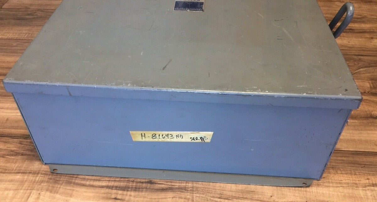 SQUARE D H81643ND NON FUSIBLE SAFETY SWITCH SERIES A2 100A 600VAC 60HP 6 POLE