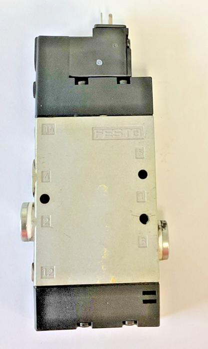 FESTO CPE18-M1H-5L-1/4 SOLENOID VALVE 10BAR W/ MSEB-3-24V SOLENOID COIL 24VDC