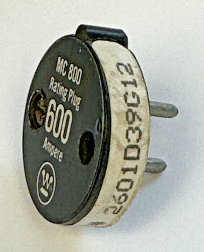 WESTINGHOUSE - MC 800 600A - RATING PLUG - 8MC600 - 600 AMPERE