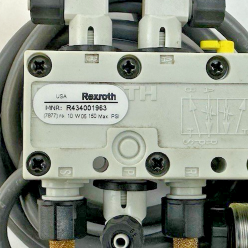 REXROTH R434001963 SERIES 740 PNEUMATIC SOLENOID AIR VALVE 110VAC 50/60HZ 150 PS