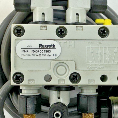 REXROTH R434001963 SERIES 740 PNEUMATIC SOLENOID AIR VALVE 110VAC 50/60HZ 150 PS