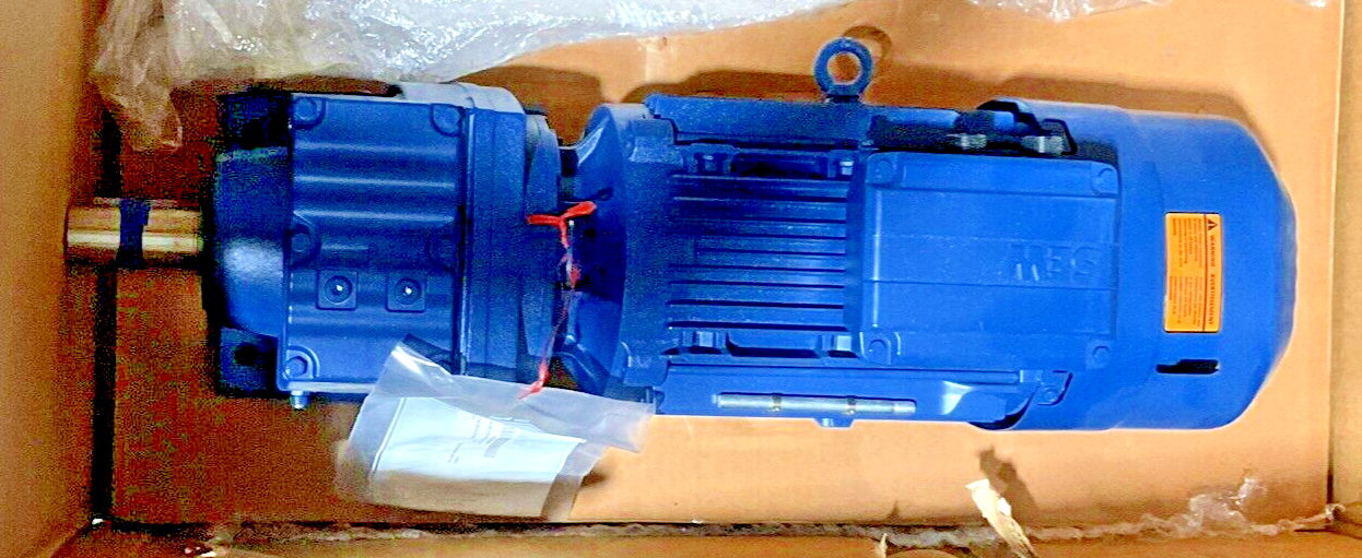 SEW-EURO DRIVE R57 DRN100LM4/BE5HR/AFL5 GEAR MOTOR 1762/30RPM 460V 60HZ 4.20A