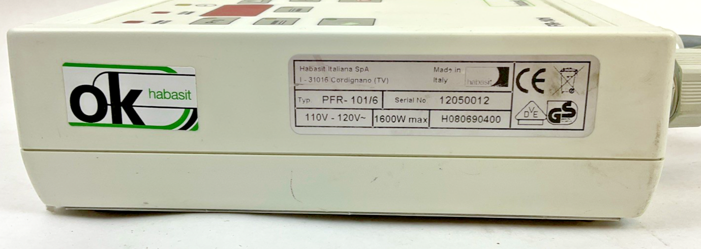 HABISTAT PFR-101 HOT PRESS CONTROLLER 110-120VAC 1600W PFR101/6