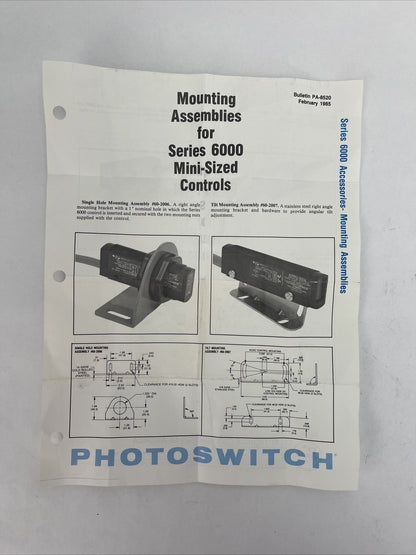 ELECTRONICS CORPORATION OF AMERICA 60-2006 MOUNTING HARDWARE