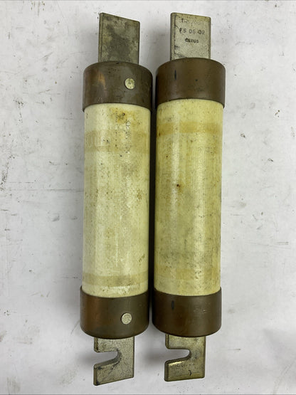 GOULD FERRAZ SHAWMUT TRS200R TRI-ONIC TIME DELAY RK5 FUSE 600VAC 200A (LOT OF 2)