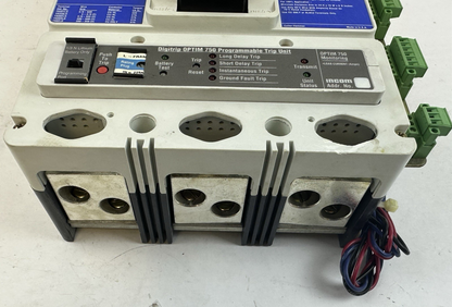 CUTLER HAMMER CHLD3250T76W 250A 600V 3P CIRCUIT BREAKER W/DIGITRIP 750 TRIP UNIT