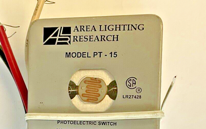 AREA LIGHTING RESEARCH MODEL PT-15 PHOTOELECTRIC SWITCH 120VAC 50/60HZ