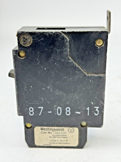 WESTINGHOUSE / CUTLER-HAMMER GB1030 - CIRCUIT BREAKER - 1 POLE/120VAC/30A