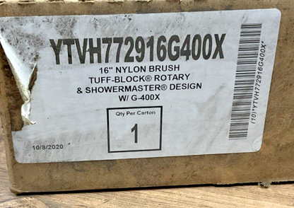 SHOWERMASTER YTVH772916G400X 16" NYLON ROTARY BRUSH