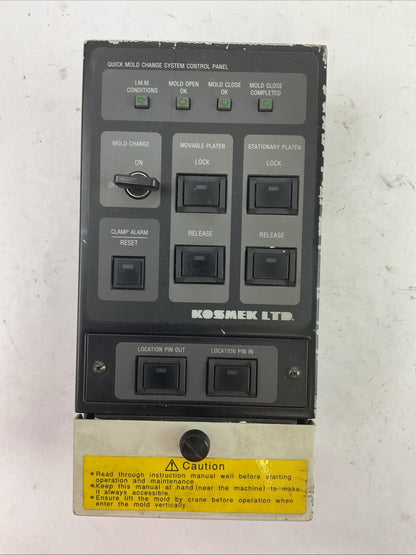 KOSMEK YMB051-HHC10-N QUICK MOLD CHANGE SYSTEM CONTROL PANEL