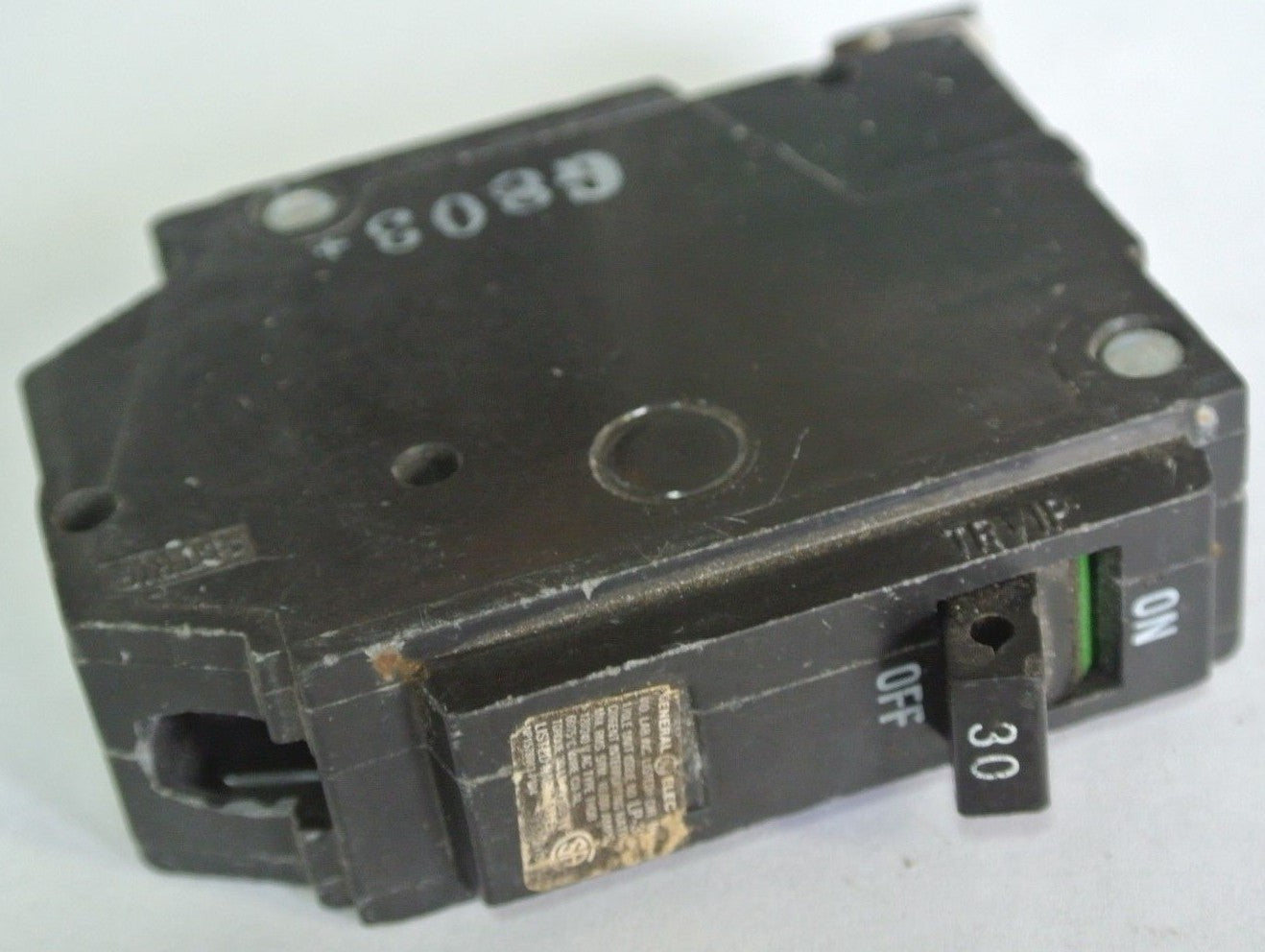 GENERAL ELECTRIC CIRCUIT BREAKER 30A, SINGLE-POLE