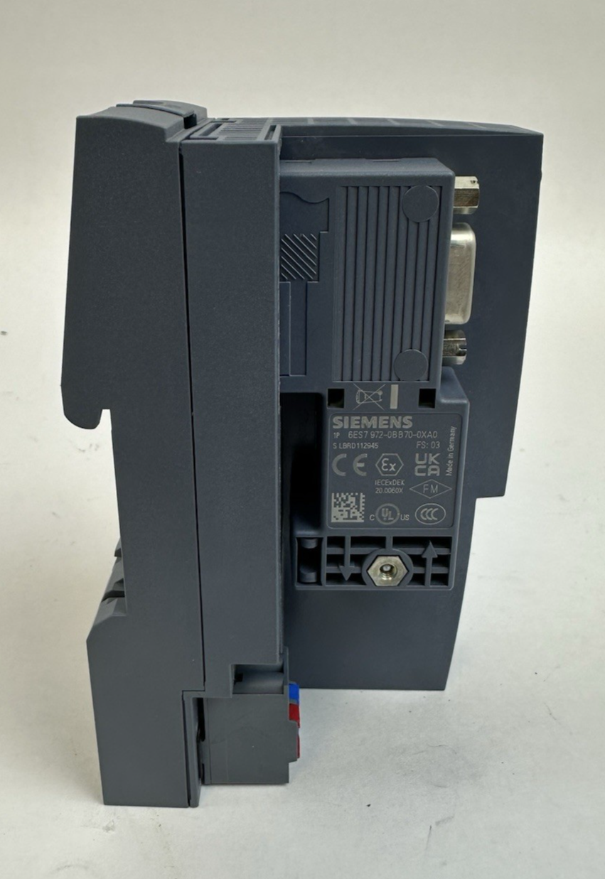 SIEMENS 6ES7155-6BU01-0CN0 SIMATIC ET 200SP PROFIBUS INTERFACE MODULE 24VDC