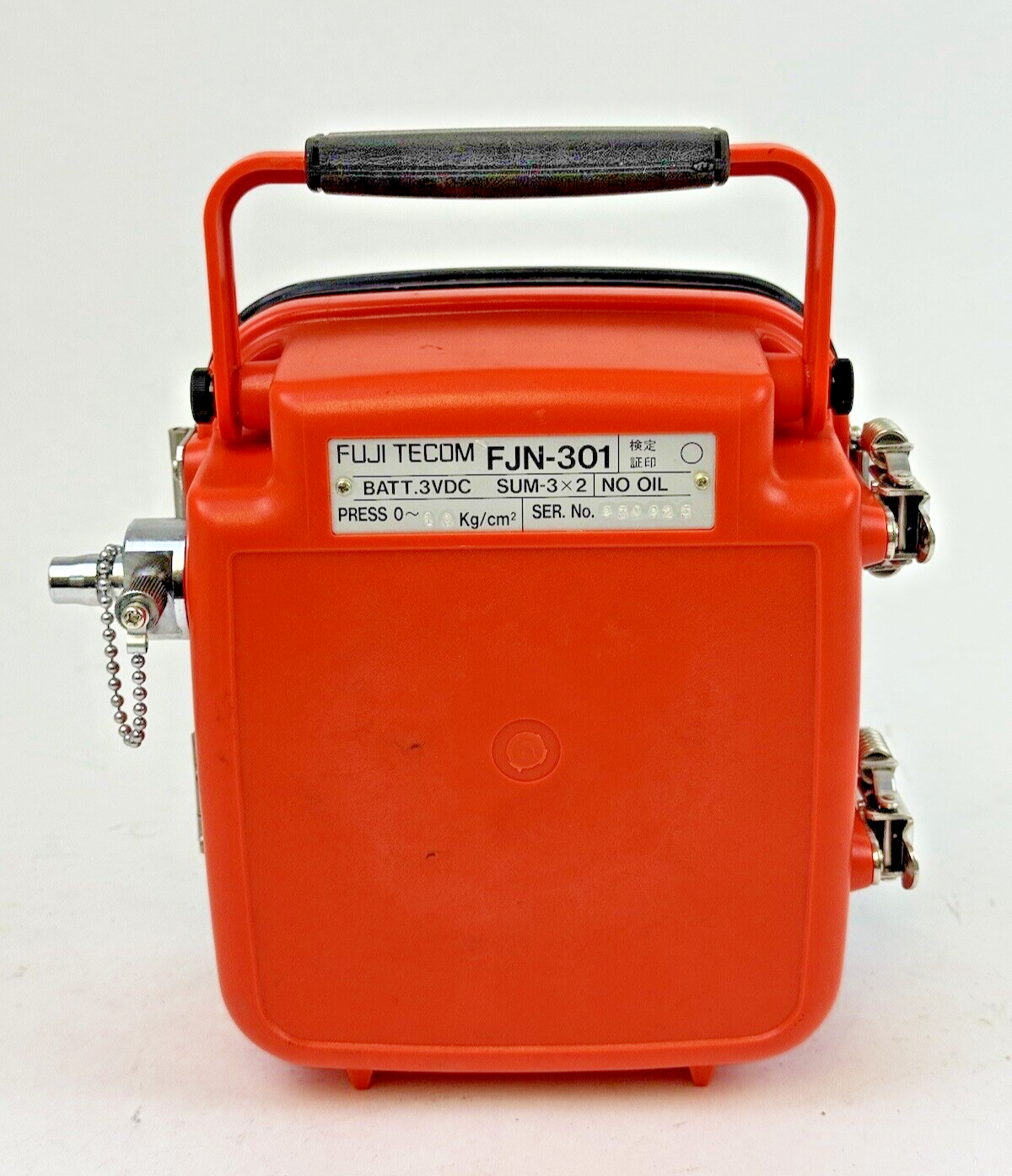 FUJI TECOM - FJN-301 - PORTABLE FUJI WATER PRESSURE RECORDER W/ TUBES & PAPER