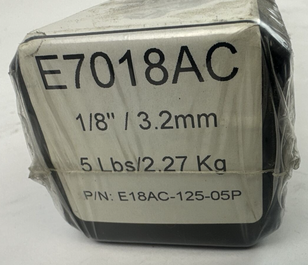 WELDERS CHOICE E18AC-125-05P E7018AC WELDING ELECTRODE 1/8"/3.2mm 5LBS/2.27Kg