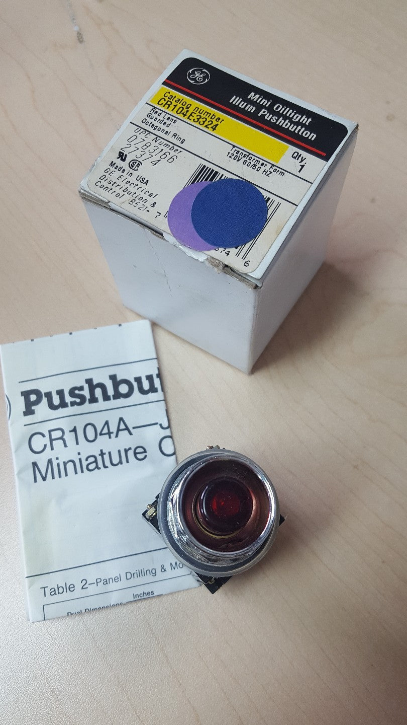 GENERAL ELECTRIC CR104E3324 PUSHBUTTON *NEW IN BOX*