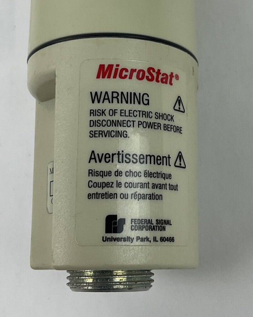 FEDERAL SIGNAL MSL4 MICROSTAT STACK LIGHT 120VAC  50/60HZ 1.0AMPS TYPE 4X