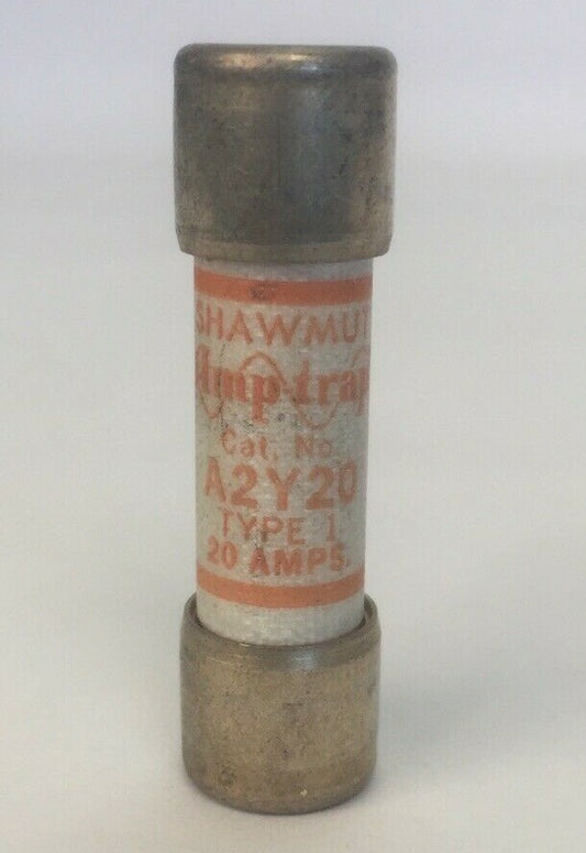 GOULD SHAWMUT AMP-TRAP A2Y20 FUSE 20AMP 250VAC TYPE 1 (LOT OF 10)
