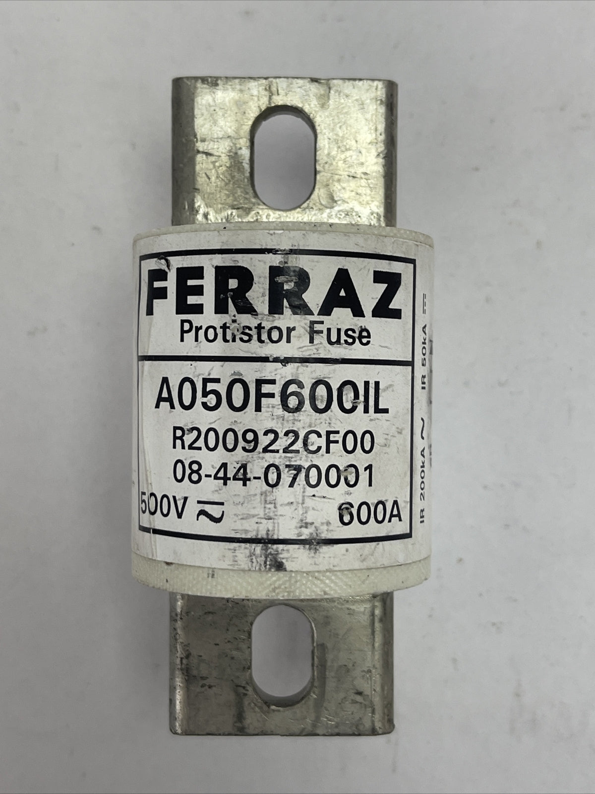 FERRAZ A050F600IL PROTISTOR FUSE 500VAC 600AMP