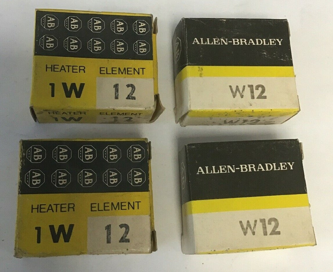 ALLEN BRADLEY W12 HEATER ELEMENT***LOTOF4***