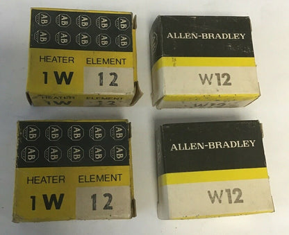 ALLEN BRADLEY W12 HEATER ELEMENT***LOTOF4***
