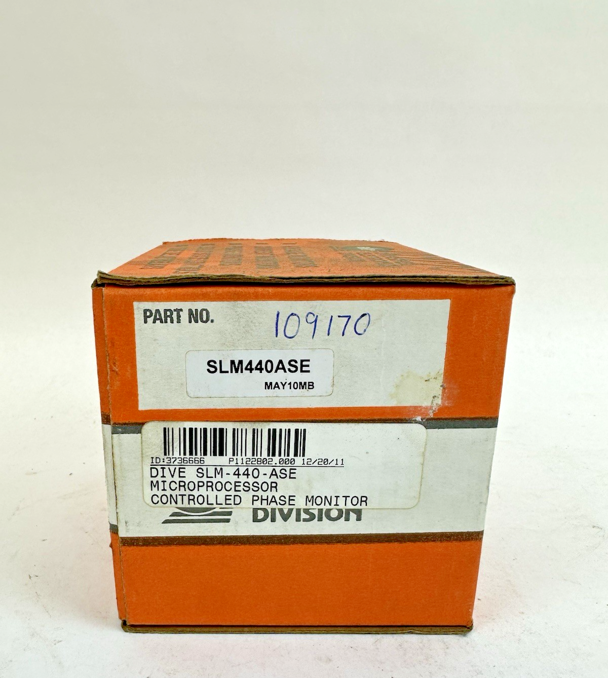 ATC SLM-440-ASE PHASE MONITOR RELAY 440-490VAC 3PH DPDT 3A 600VAC MICROPROCESSOR