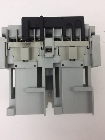 ALLEN BRADLEY 104-C09UDJ22 REVERSING CONTACTOR 2 100-S & 2 100-FSD250 COIL 24VDC