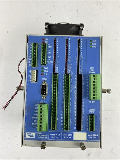 SEA M4500 PLS/PLC CHASSIS PROCESSOR +5V, +/-12V 2.0AMPS