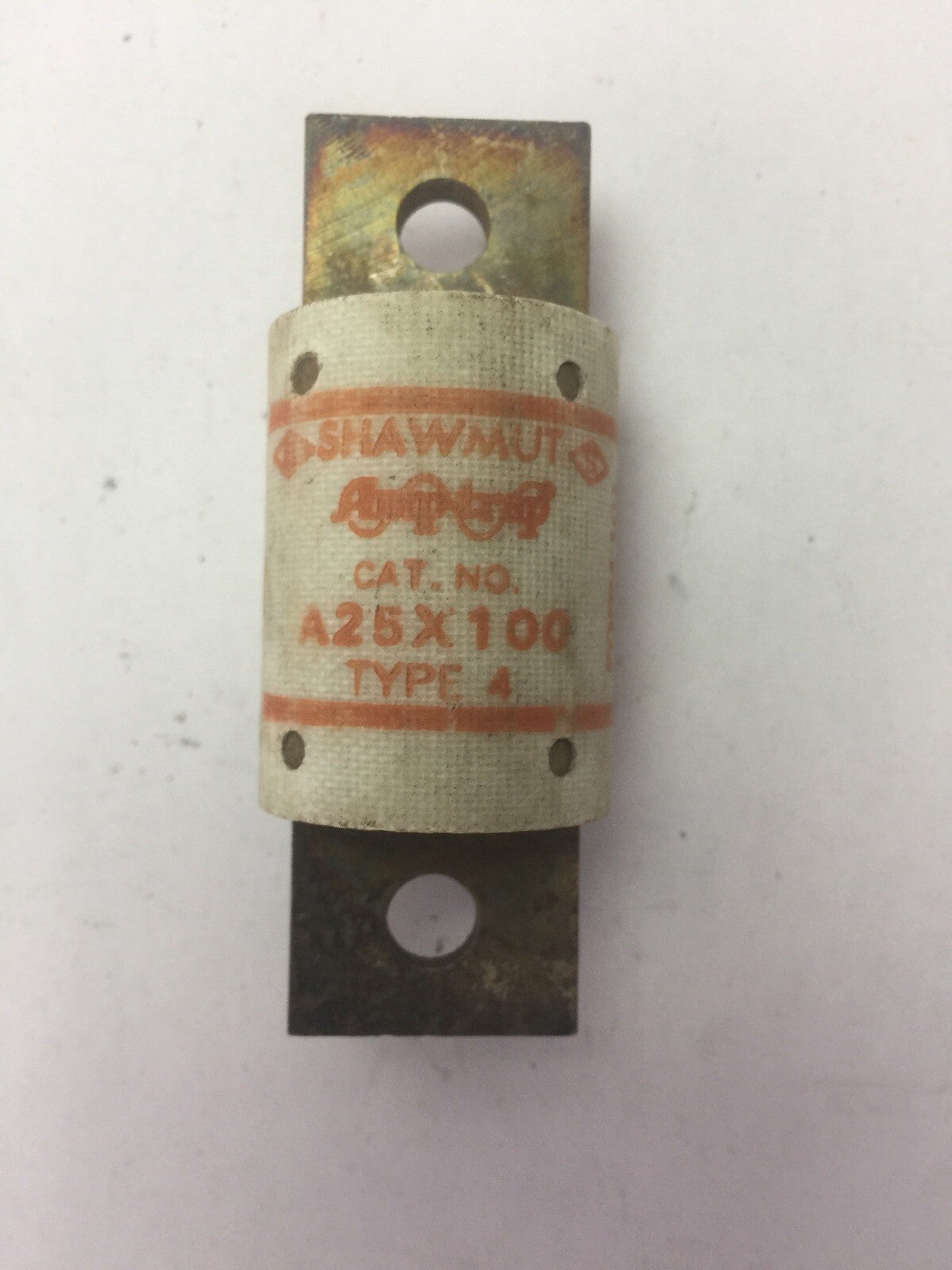 GOULD SHAWMUT AMPTRAP A25X100 FUSE 100 AMP 250VAC TYPE 4 FORM 101