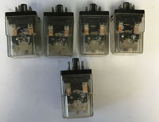 POTTER&BRUMFIELD KRPA-11DG-24 RELAY 24VDC 1/6HP,120VAC 1/3HP,10A 250VAC*LOTOF5**