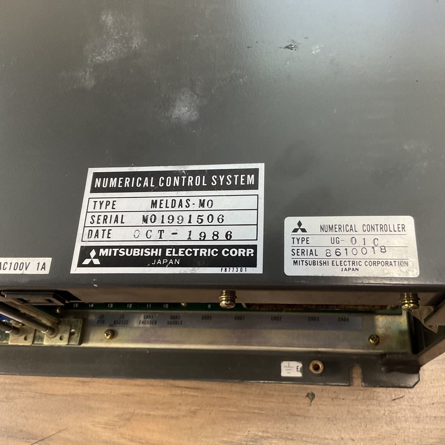 MITSUBISHI MELDAS-M0 NUMERICAL CONTROLLER UG-01C