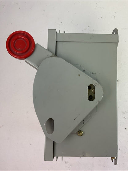 CUTLER HAMMER DH361UDK SAFETY SWITCH 600VAC 30HP 250VDC 5HP 30A 3P TYPE 12(3R)