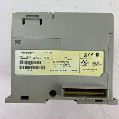 ALLEN BRADLEY 1768-PB3 SER A DIR/REV 10000017086/04 POWER SUPPLY 24VDC