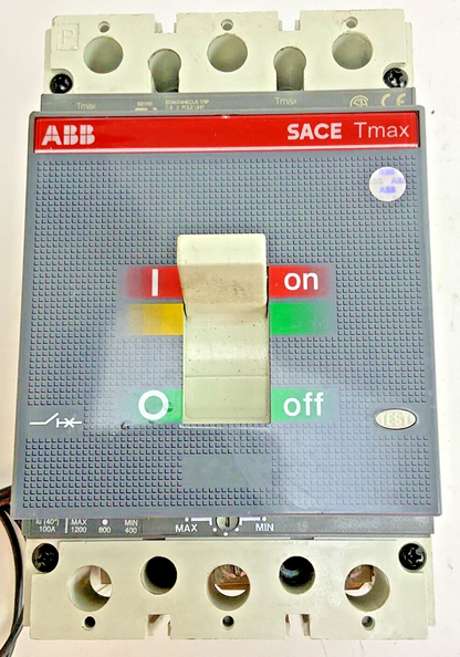 ABB SACE TS3L TMAX CIRCUIT BREAKER 100A  3POLE 600VAC