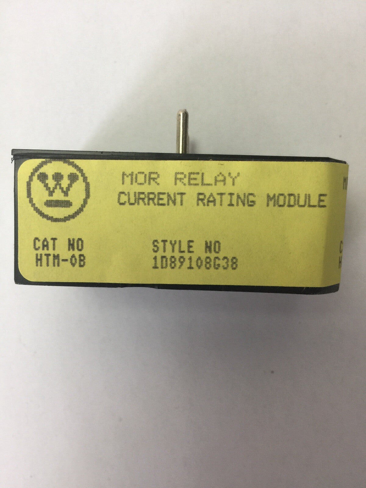 WESTINGHOUSE HTM-0B MOR RELAY CURRENT RATING MODULE MODEL B HEATER MODULE