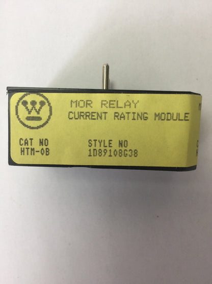 WESTINGHOUSE HTM-0B MOR RELAY CURRENT RATING MODULE MODEL B HEATER MODULE