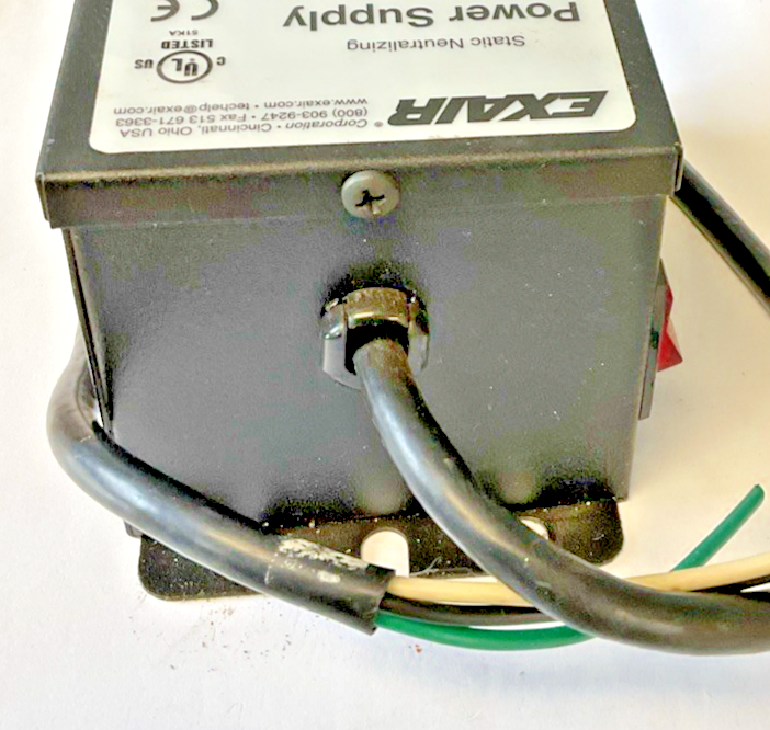 EXAIR 7901 STATIC NEUTRILIZING POWER SUPPLY 50/60HZ 115VAC