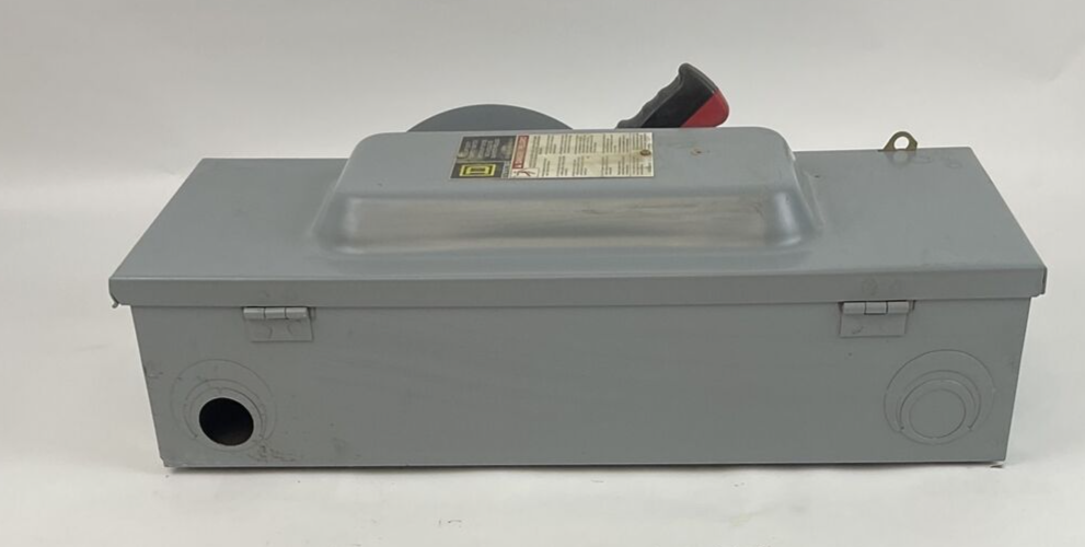SQUARE D H363 SAFETY SWITCH SER.F05 100A 600VAC FUSIBLE