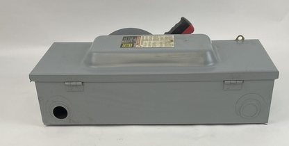 SQUARE D H363 SAFETY SWITCH SER.F05 100A 600VAC FUSIBLE