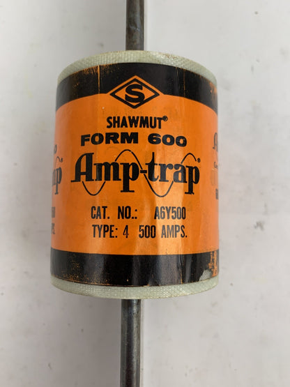 Shawmut Amp-trap A6Y500 Type 4 500A 600V Fuse