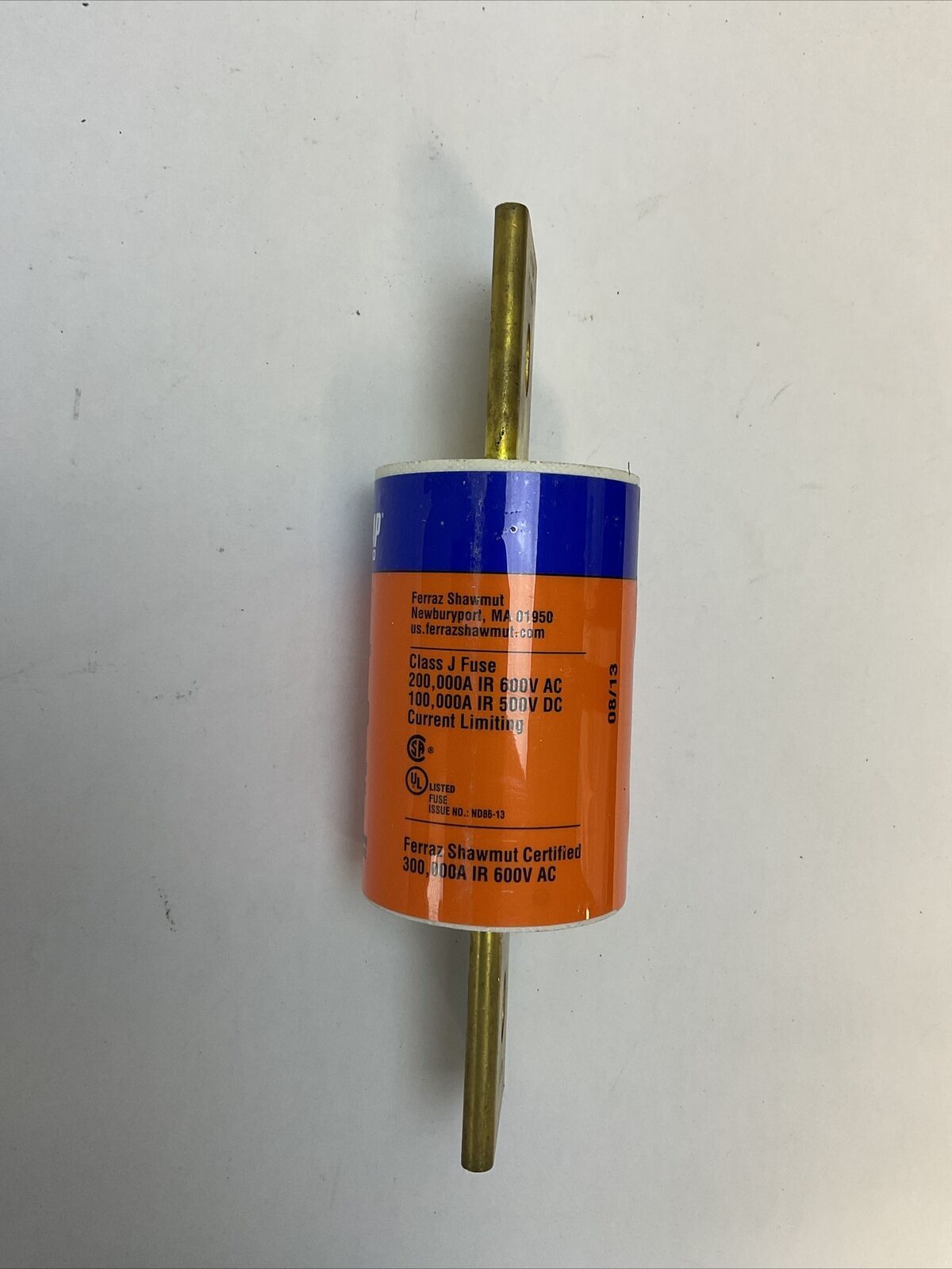 FERRAZ SHAWMUT AJT350 AMP-TRAP 2000 SMART SPOT FUSE 350A 600VAC 500VDC DUAL