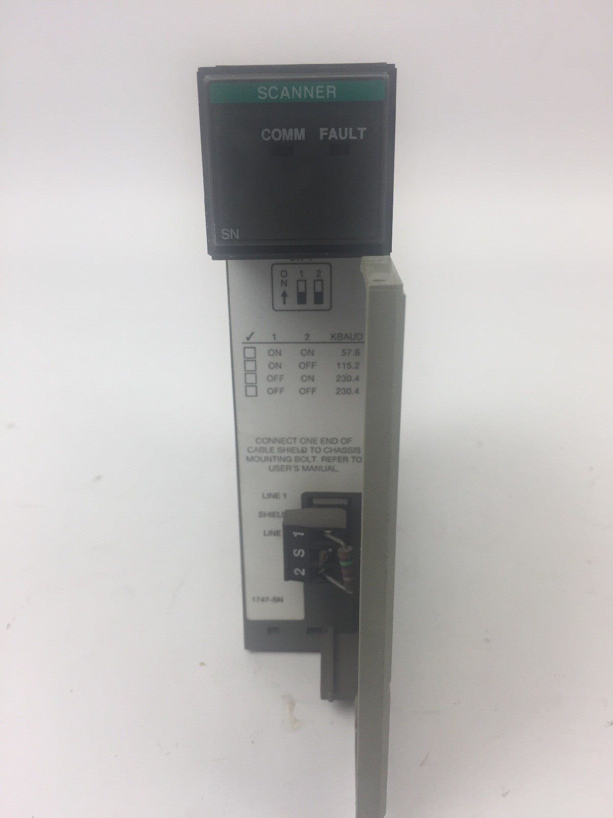 ALLEN BRADLEY 1747-SN REMOTE I/O SCANNER MODULE SER B